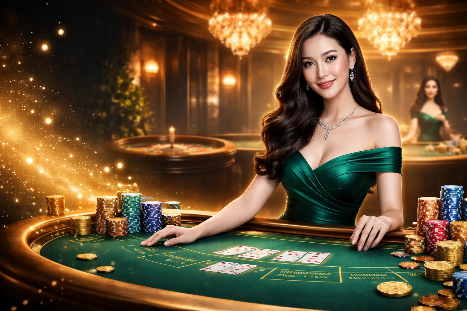 Người chơi vui vẻ chiến thắng trò chơi slot tại ok3655